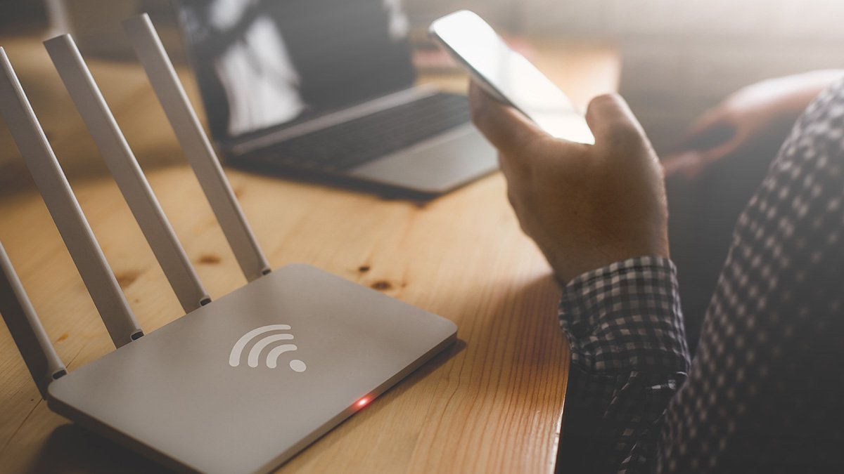 Wireless router providing a fast VDSL internet connection