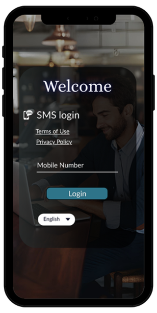 Hotspot login screen