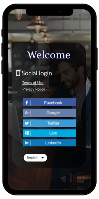 Free Wi-Fi login screen